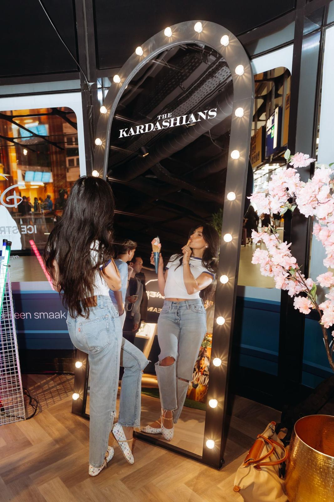 Mirror | Standing black L35xH155