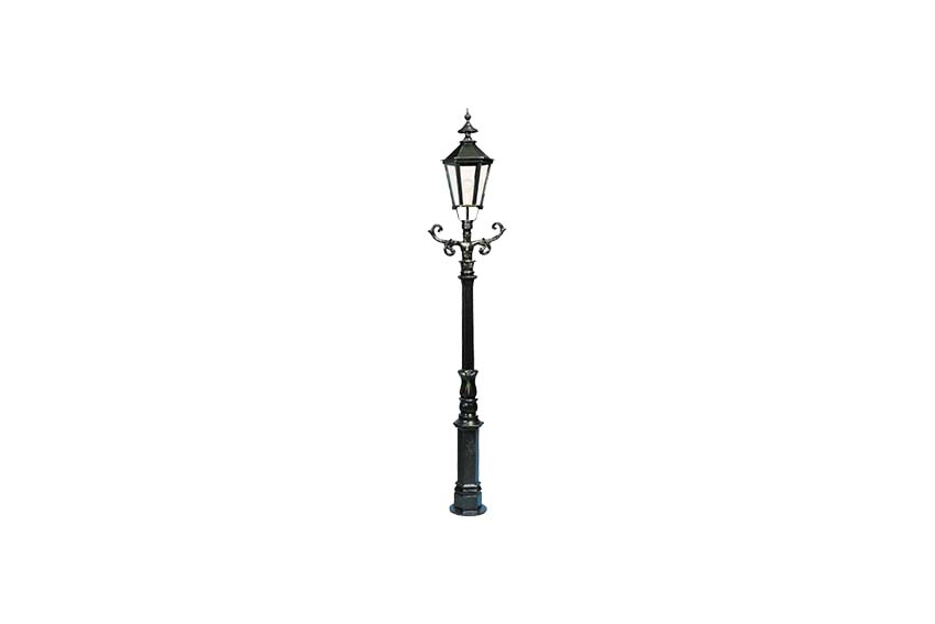 Classic lamppost green L42xW29xH225