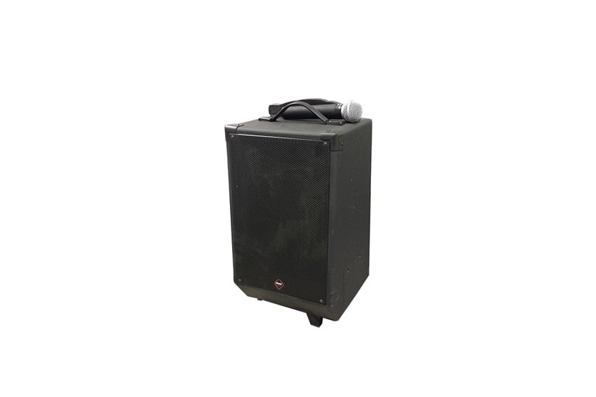 Sound set with wireless microphone