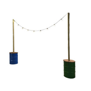 Industrieel olieton (in diverse kleuren) met prikkabel H300 (set)