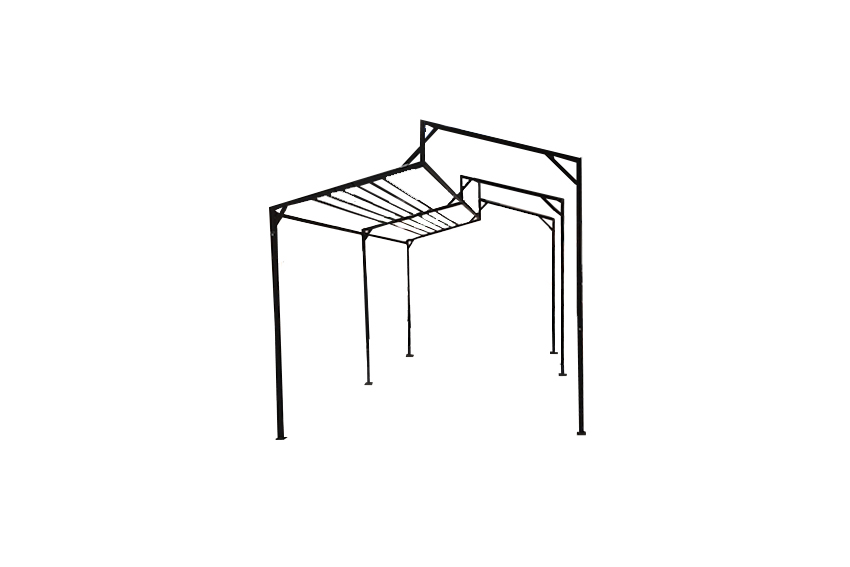Brooklyn asymmetrisch huis L530xB300xH300