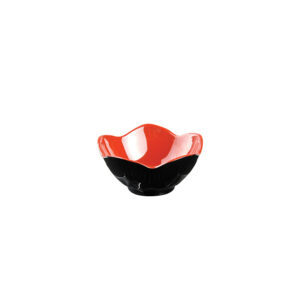 Aziatisch schaaltje zwart/rood Ø9xH4