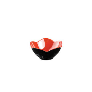 Aziatisch schaaltje zwart/rood Ø9xH4