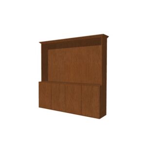Cuba backbar small (zonder planken) L260xB50xH260