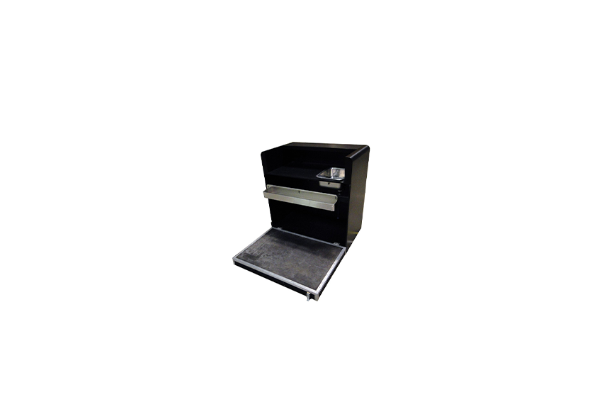 Bar Amsterdam zwart L121xB154xH124 (set)