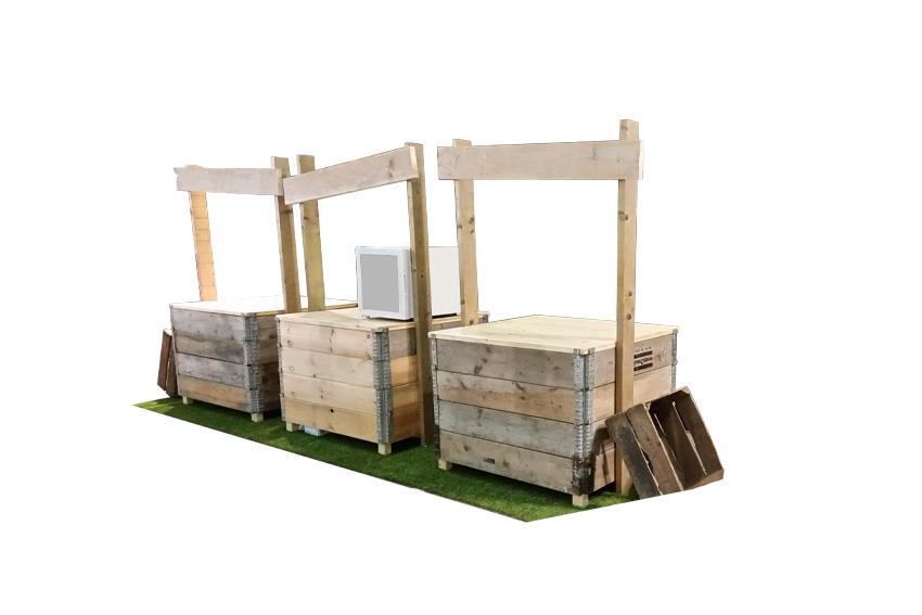 Industrial lemonade stall L120xW80