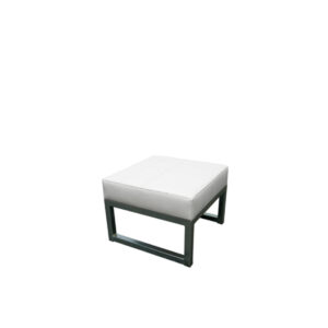Barcelona lounge poef wit L60xB60 (set)