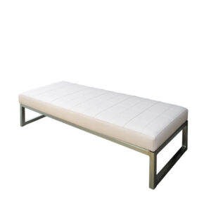 Barcelona loungebank wit L180xB60