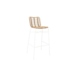 Barkruk rotan beige L55xB50xH105
