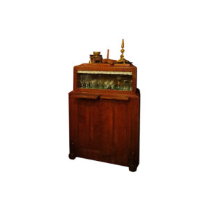 Berlin kast antiek met deur en klep L90xB45xH130