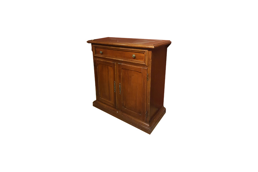 Berlin antique cabinet with doors and drawer L82xW41xH84,5