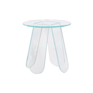 Side table acrylic transparent Ø40xH40