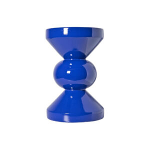 Bijzettafel zandloper blauw Ø33xH50