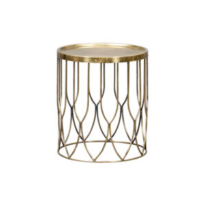Cosmo Velvet side table art deco Ø40xH50