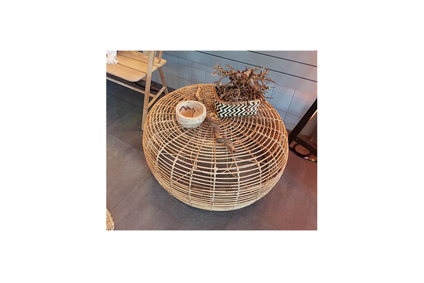 Tiki coffee table rotan Hanoi Ø91xH41