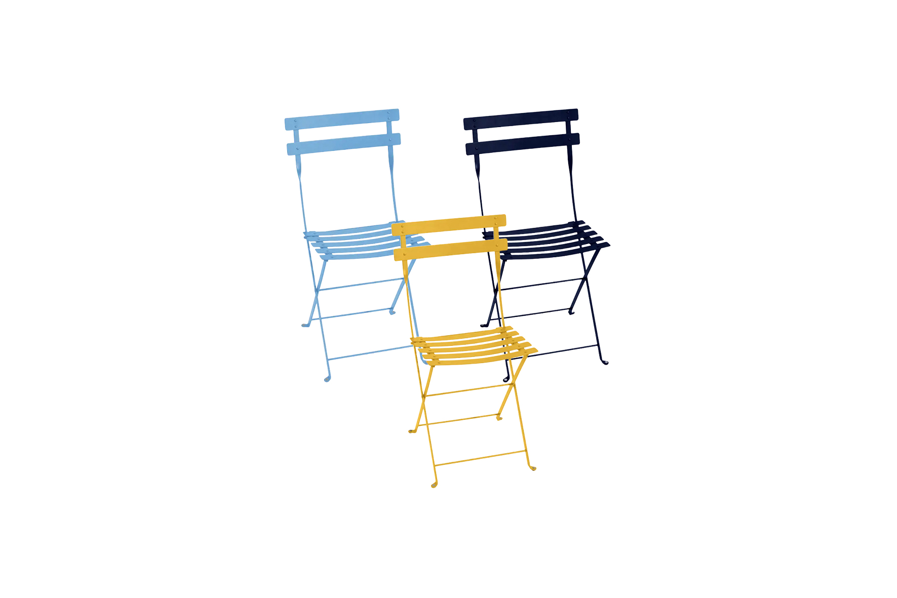 Bistrostoel Fermob L42xB38xH82 (diverse kleuren)