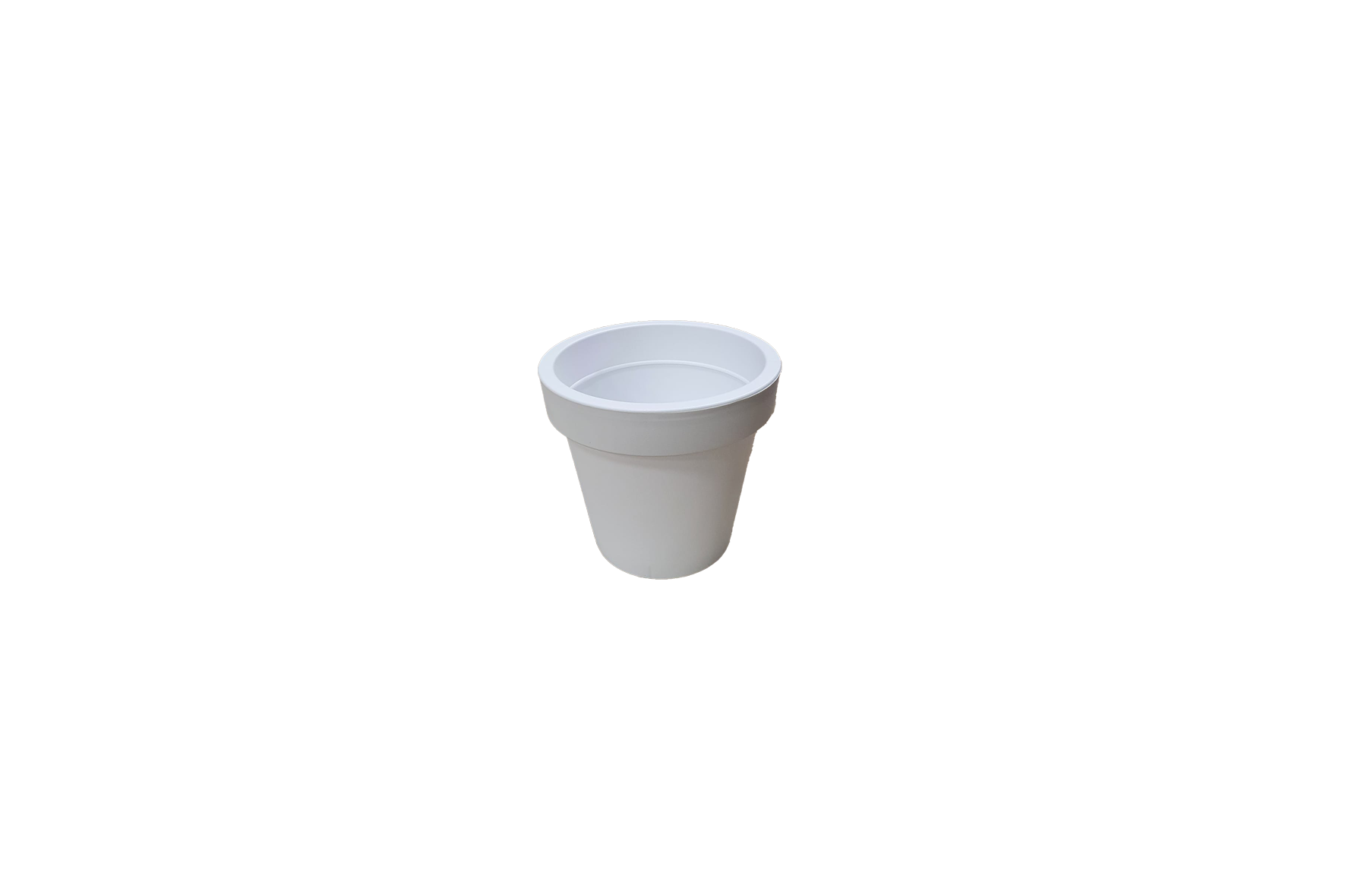 Flowerpot M white Ø30xH27