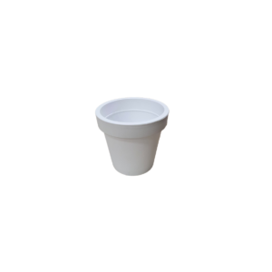 Bloempot M | Wit Ø30xH27