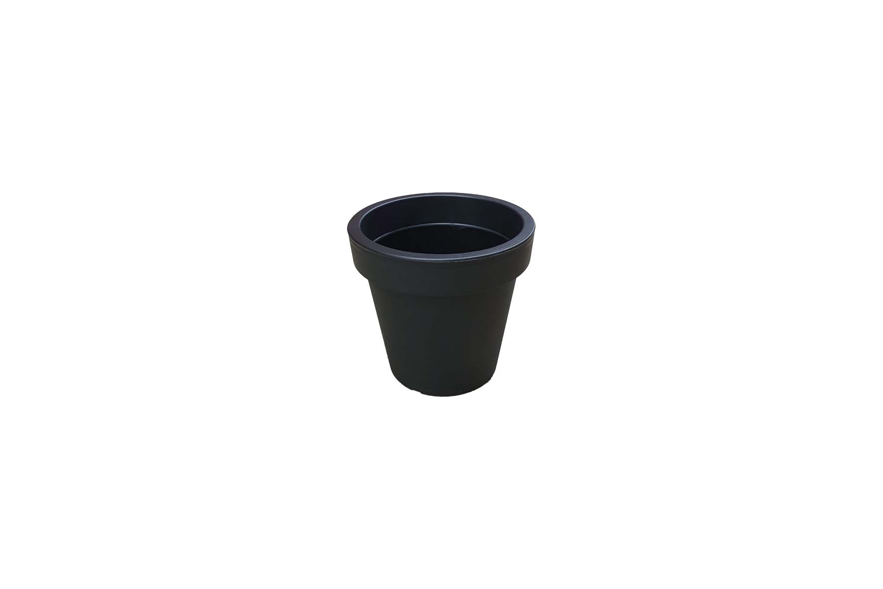 Flowerpot M black Ø30xH27