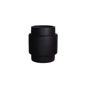 Bloempot XL | Rond hoog zwart Ø60xH70