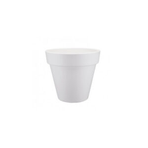 Bloempot L | Wit Ø50xH45