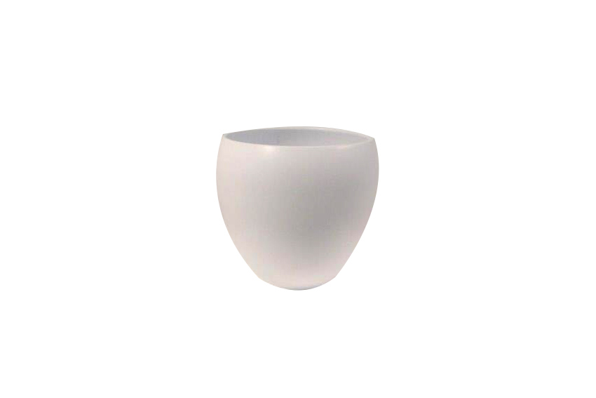 Flowerpot M terracotta eggshell Ø30xH27,50