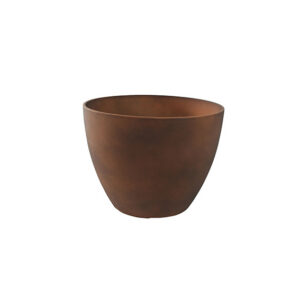 Bloempot L | Roest bruin Ø43xH32