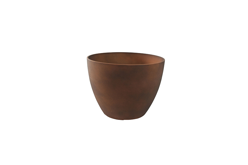 Bloempot L | Roest bruin Ø43xH32