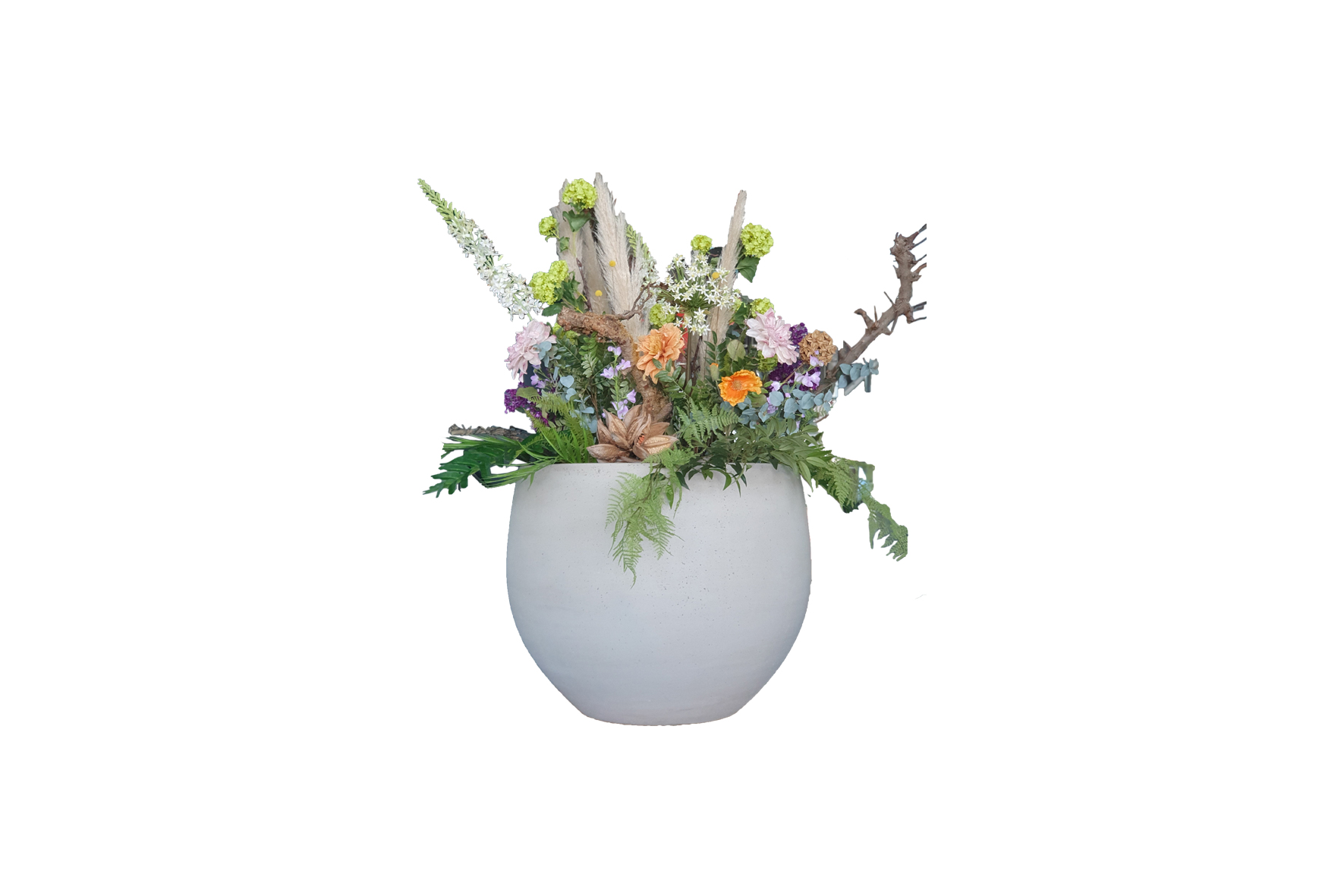 Bloemstuk kunstbloemen 'Lente'
