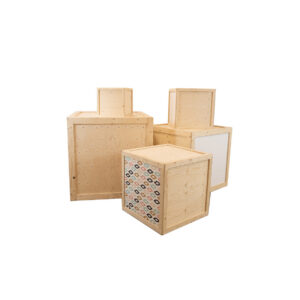 Blokkendoos kubus blank hout diverse maten