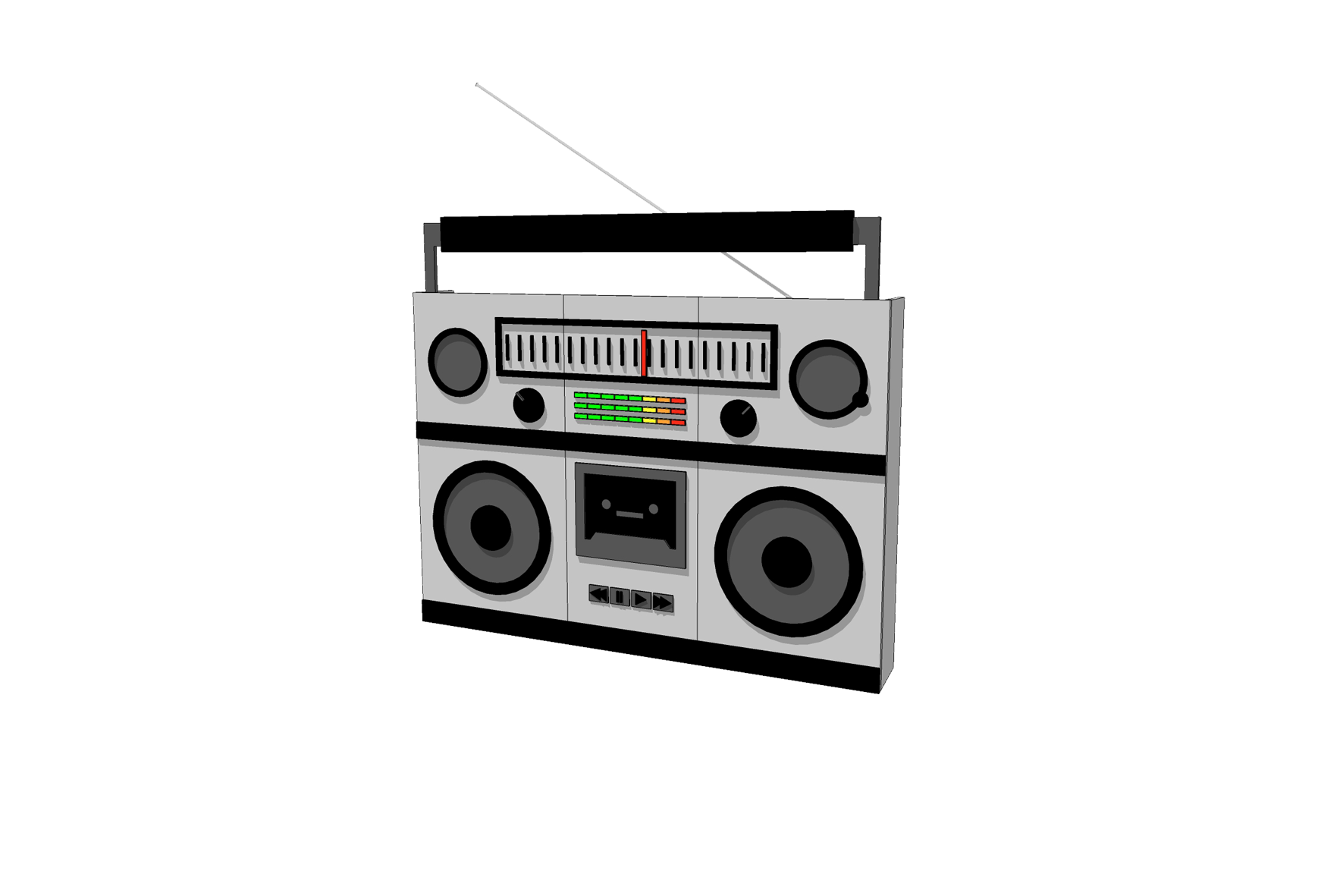 Boombox klein L420xB55xH400