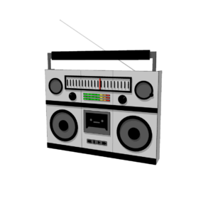Boombox klein L420xB55xH400