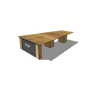 Brooklyn TV tafel groot L350xB202xH75