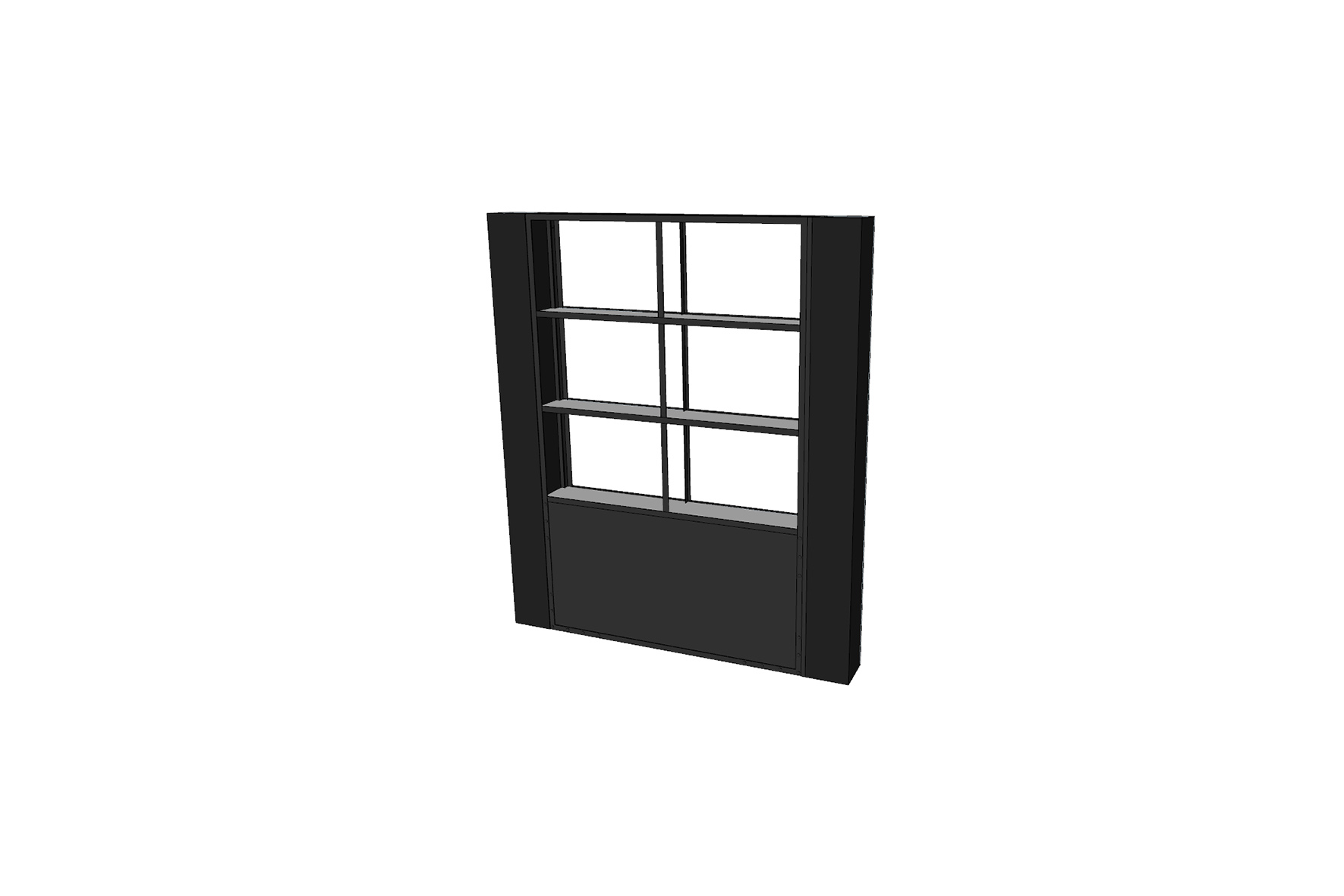 Brooklyn wandpaneel kast groot L260xB30xH300 (set)