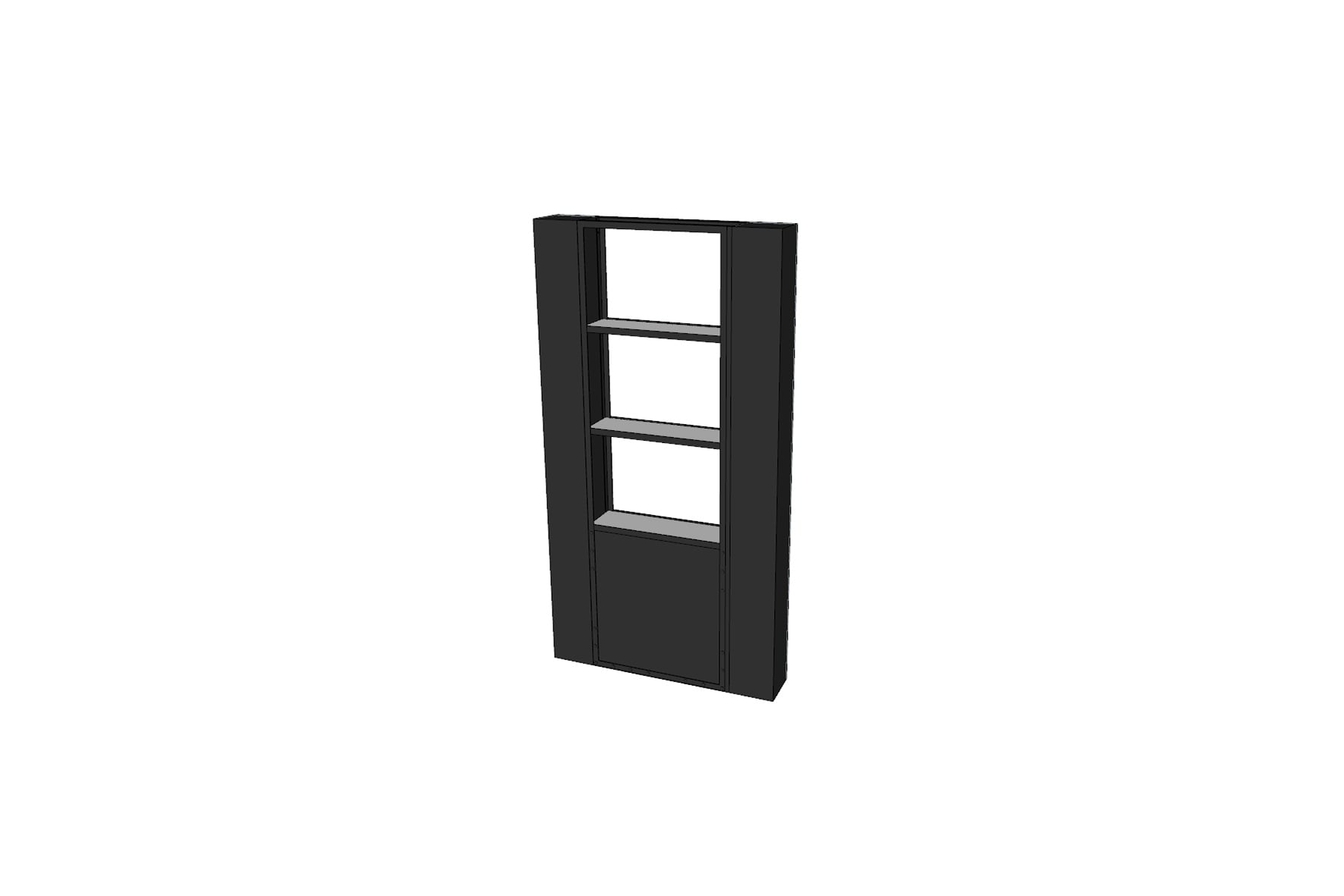 Brooklyn wandpaneel kast klein L160xB30xH300 (set)