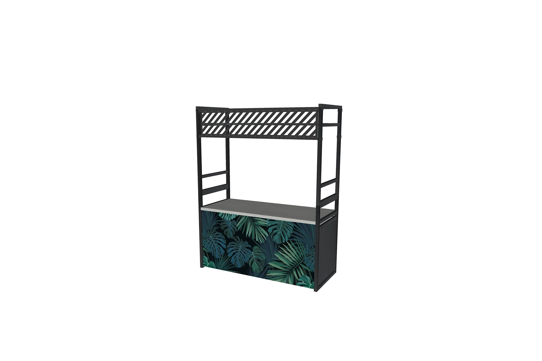 Brooklyn buffet hoog met diagonale lijnen L188xB80xH240 (set)