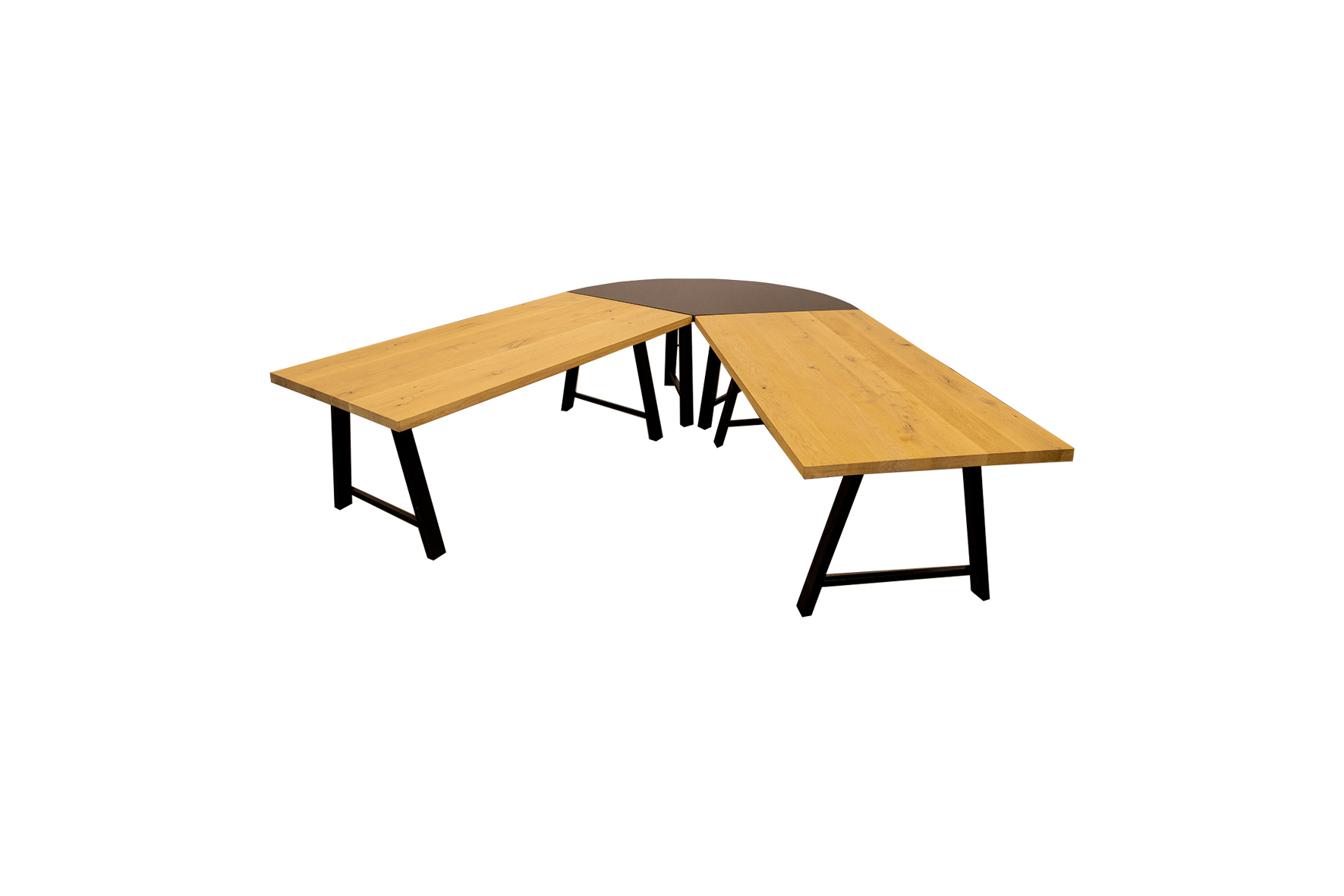 Brooklyn conference V-table with A-shape legs - small L290xW340xH76