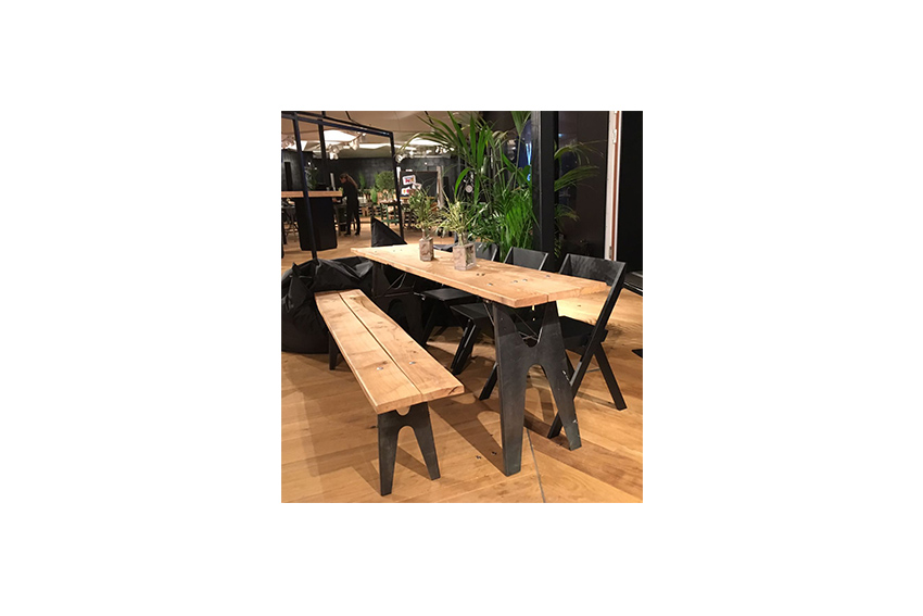 Brooklyn design beer garden set L200