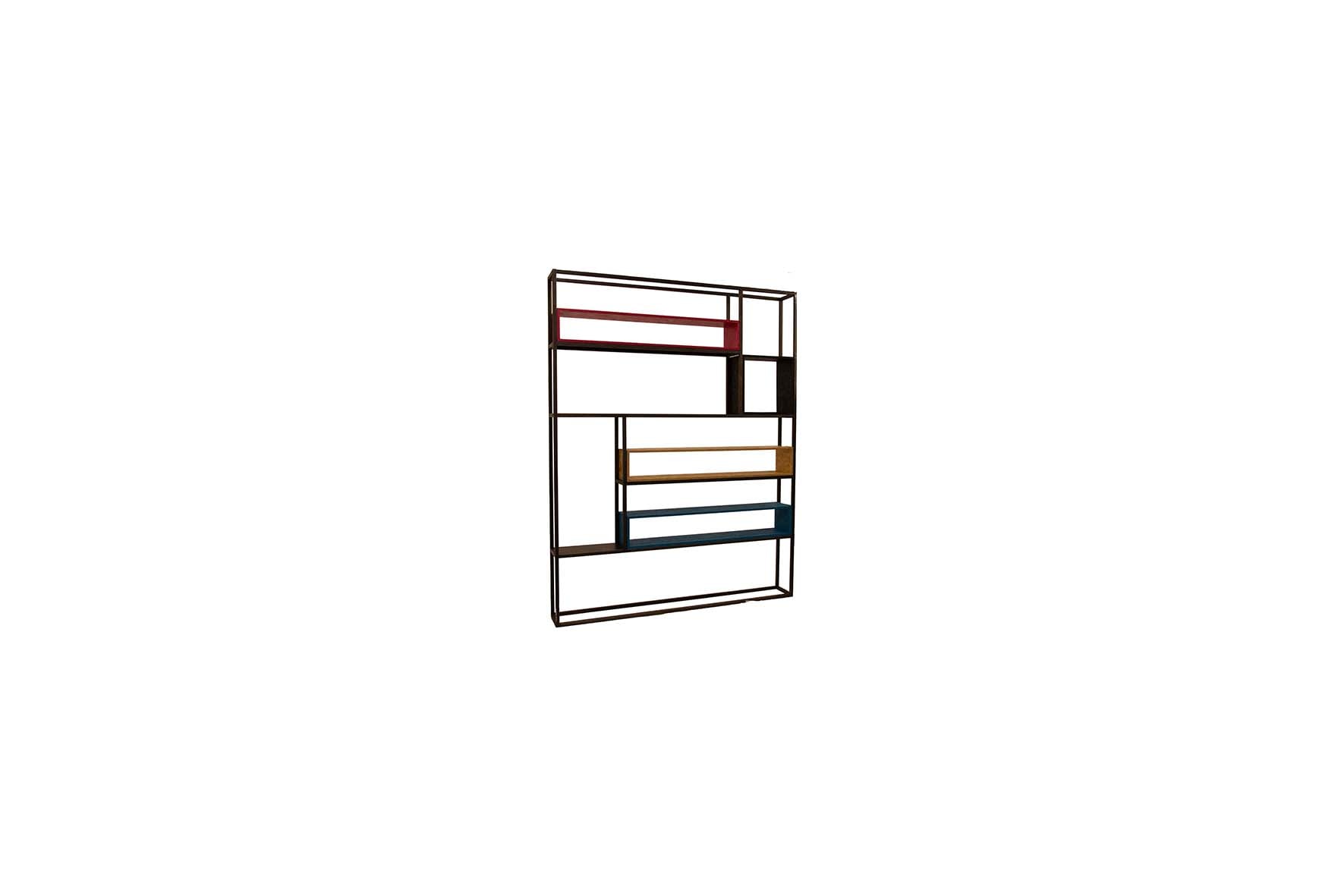 Brooklyn displaykast staal large L195xB25xH250