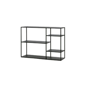 Brooklyn displaykast laag zwart L120xB35xH87,5