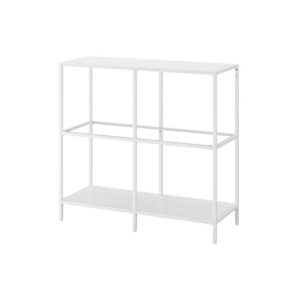 Brooklyn displaykast staal wit laag L100xB36xH93