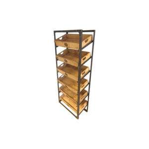 Brooklyn kisten displaykast L76xB35xH183 (set)