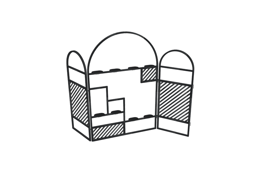 Brooklyn divider L200xH300 - plants excluded