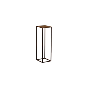 Brooklyn pedestal brown handle L30xW30xH90