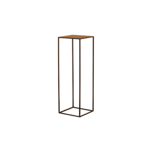 Brooklyn pedestal brown handle L35xW35xH105