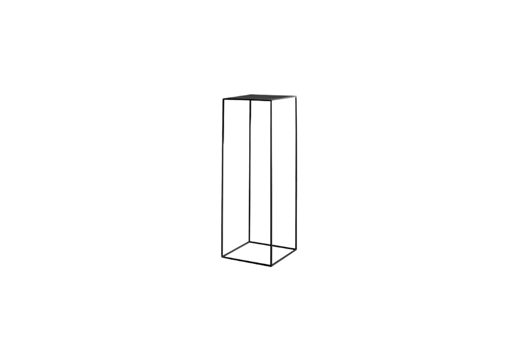 Brooklyn sokkel zwart metaal L35xB35xH105