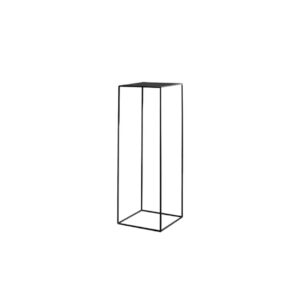 Brooklyn sokkel zwart metaal L35xB35xH105