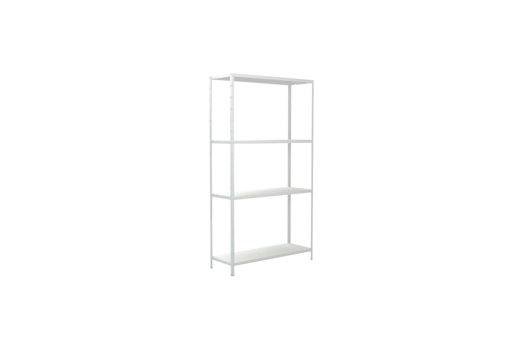 Brooklyn displaykast metaal wit L100xB35xH180