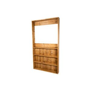 Brooklyn backbar wood Arabica L135xW35xH250