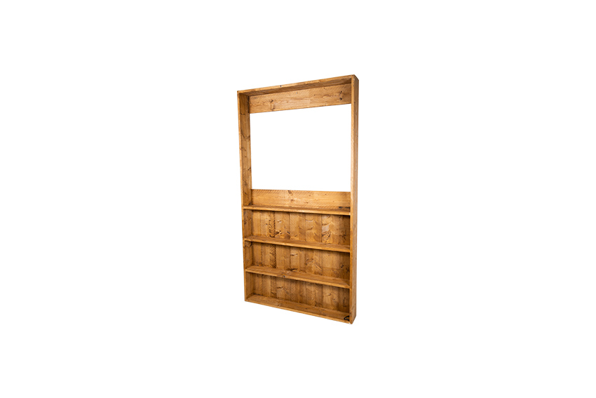 Brooklyn backbar wood Arabica L135xW35xH250